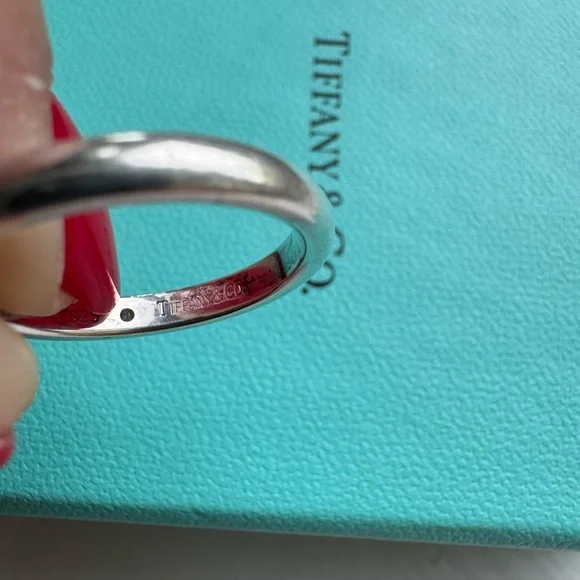 Elsa Peretti Tiffany & Co Pink Sapphire Band - Picture 2 of 6